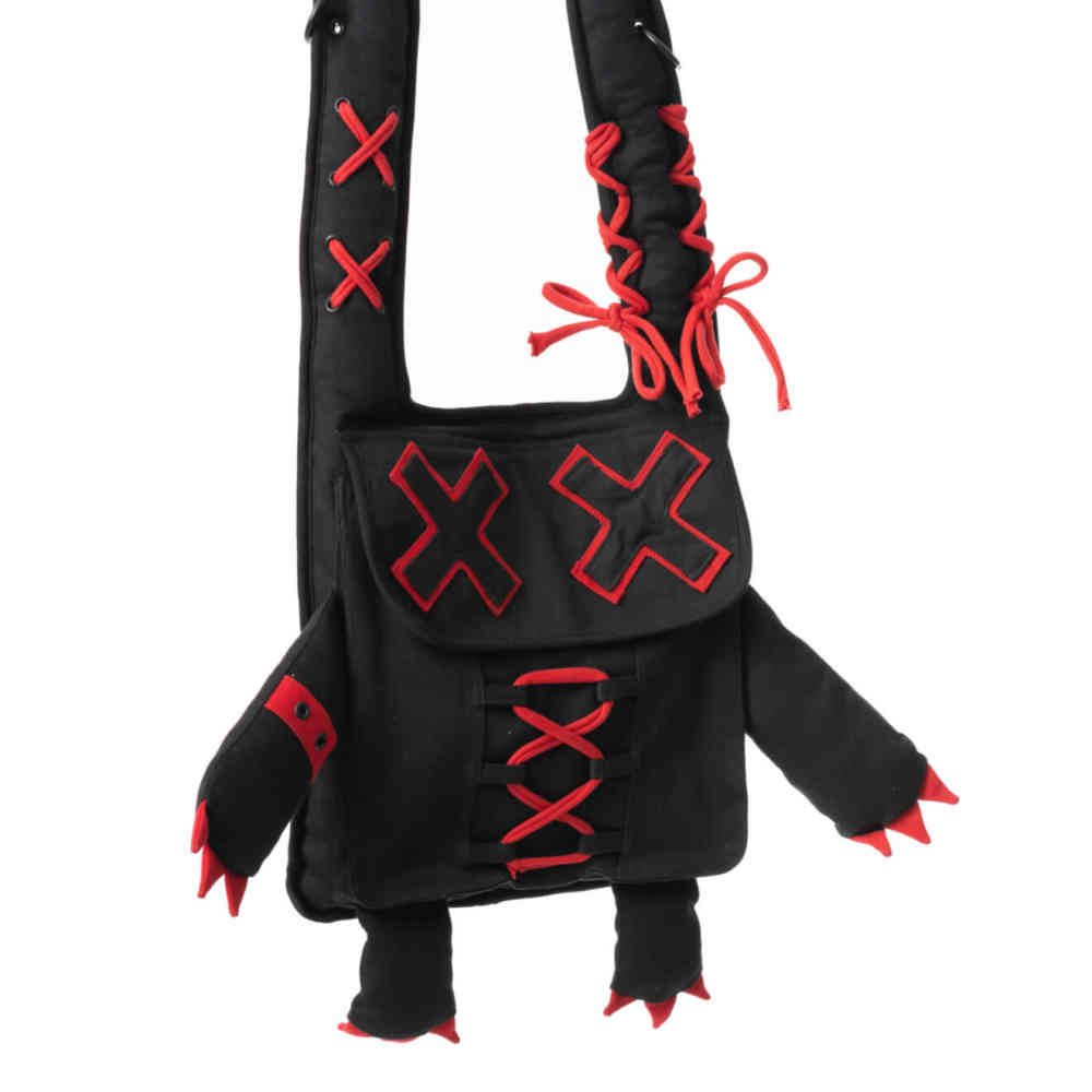 Cupcake Cult - Shadow Sac d'épaule - Noir/Rouge